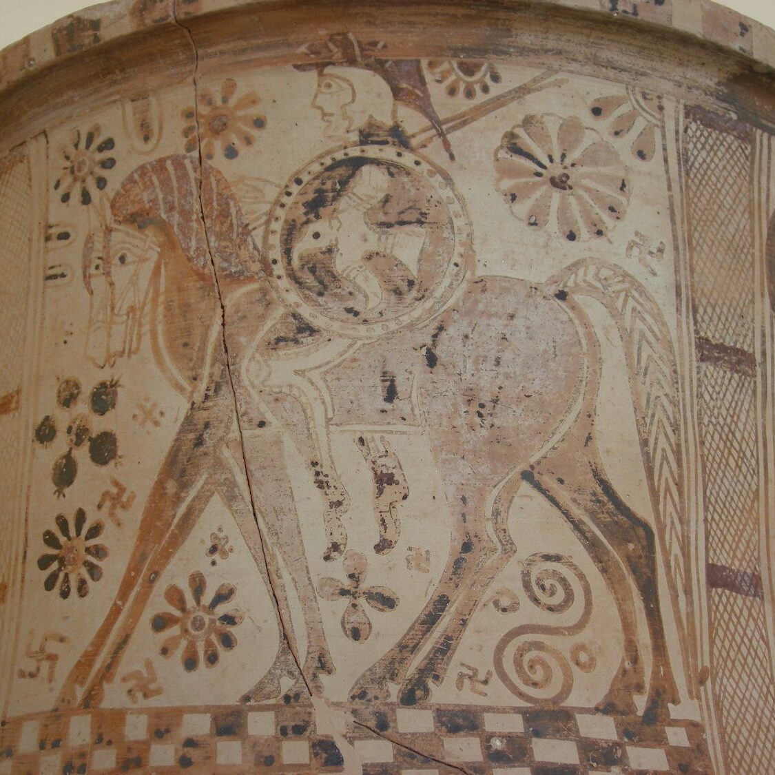 Large Amphora Melian Style Paros 7th C BC AM Paros A 2652 Neck 1 E1694515012956